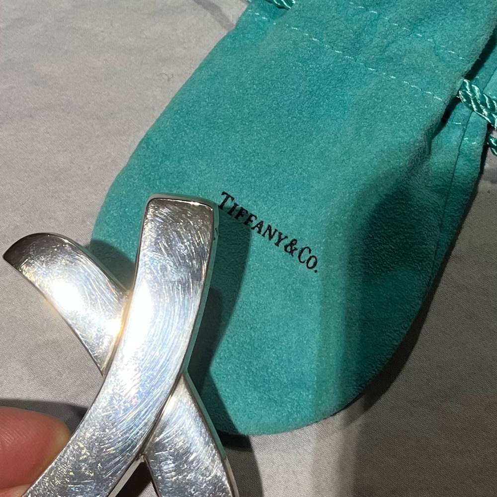 Tiffany & Co. Sterling Silver Paloma Picasso X Brooch Pin